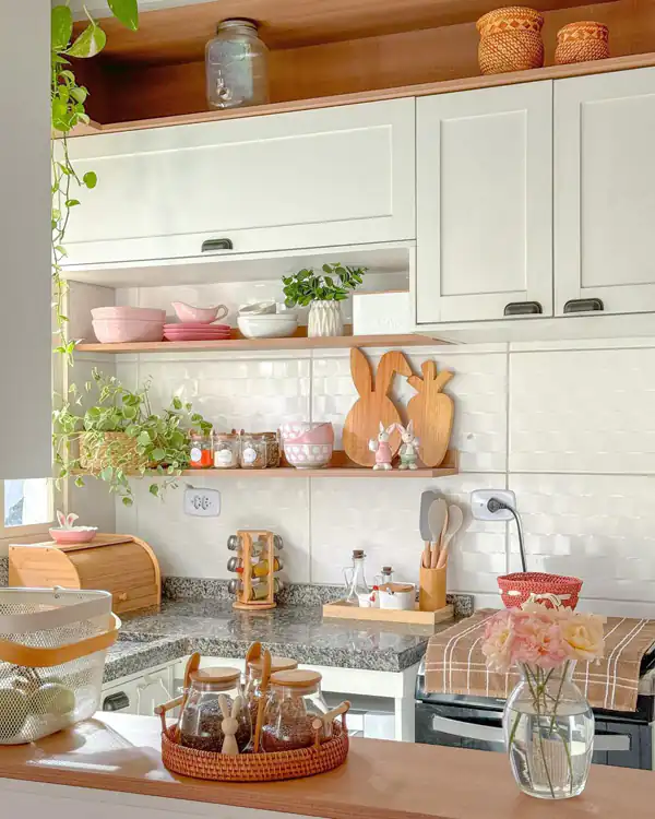 تزیین روی کابینت برای جهیزیه