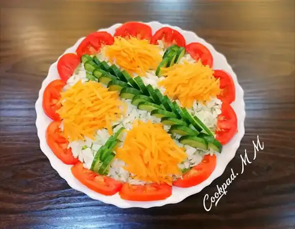 تزیین سالاد فصل مهمانی