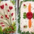 تزیین سالاد الویه با گوجه و خیارشور برای مهمانی و تولد
