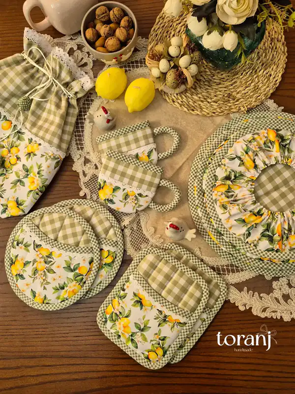 وسایل آشپزخانه پارچه ای عروس