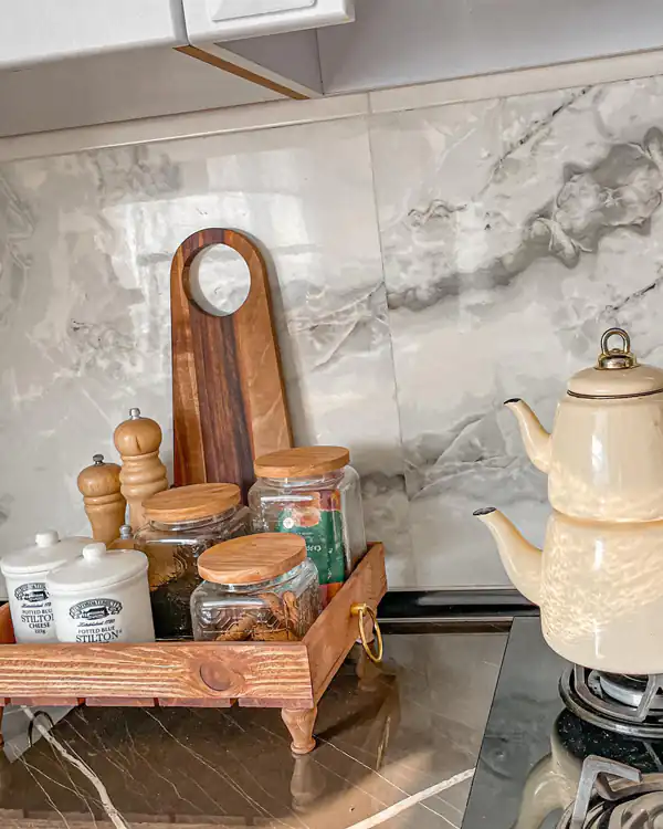 انواع چیدمان کنار گاز