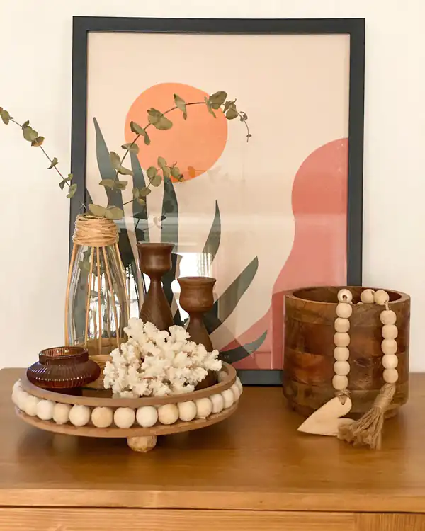 انواع چیدمان روی کنسول