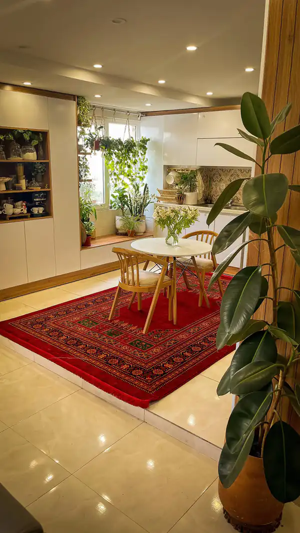 چیدمان آشپزخانه عروس با وسایل ساده