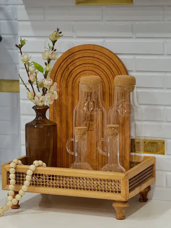 چیدمان آشپزخانه عروس با وسایل ساده