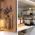 چیدمان داخل کابینت مدرن با استندهای نظم دهنده