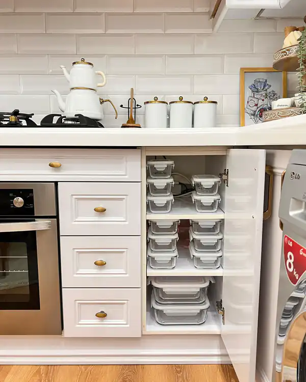 چیدمان داخل کابینت مدرن