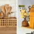 چیدمان کنار گاز چوبی برای نظم دهی و دسترسی بهتر