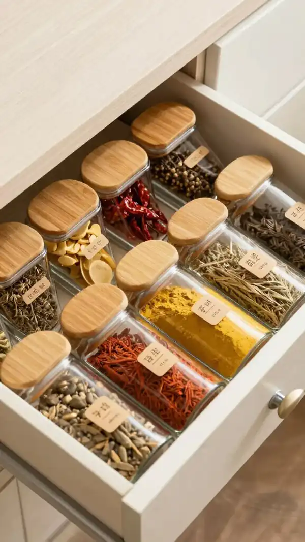 چیدمان کشو کابینت عروس