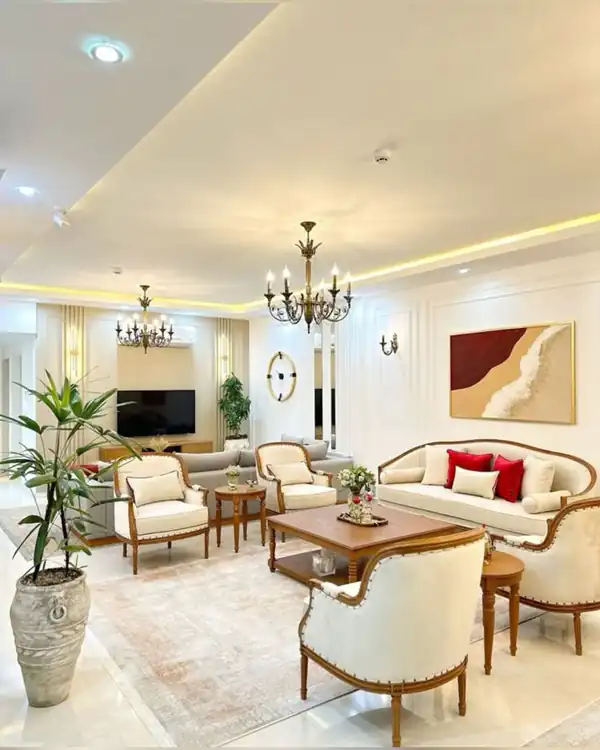 چیدمان مبل در پذیرایی