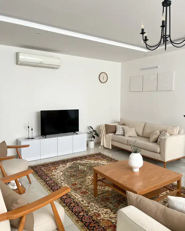 چیدمان مبل جلوی تلویزیون