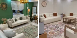 چیدمان مبل تو خونه مستطیلی با ایده های ساده و خاص