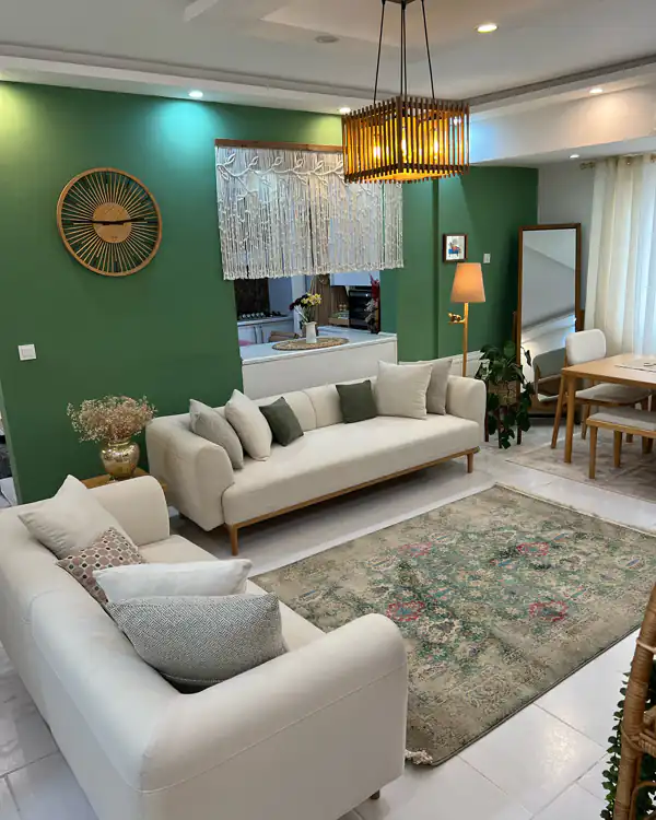 چیدمان مبل تو خونه مستطیلی