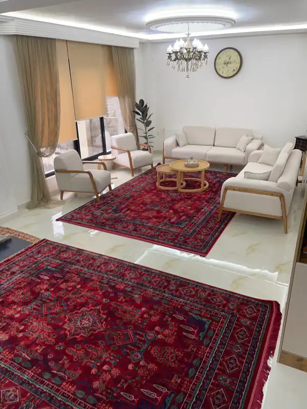 چیدمان مبل تو خونه مستطیلی
