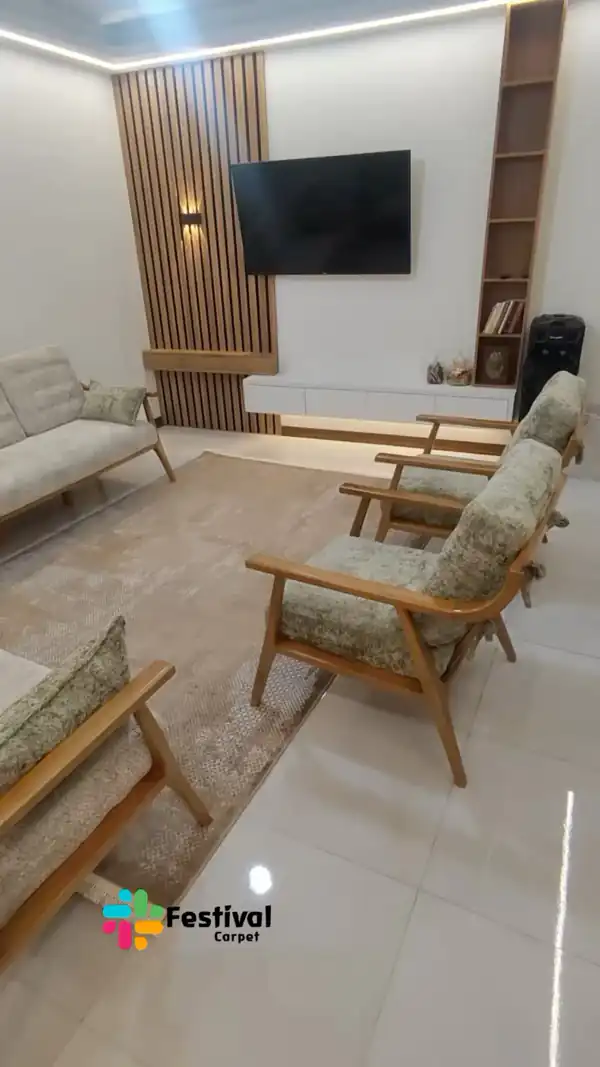 چیدمان پذیرایی بدون پنجره