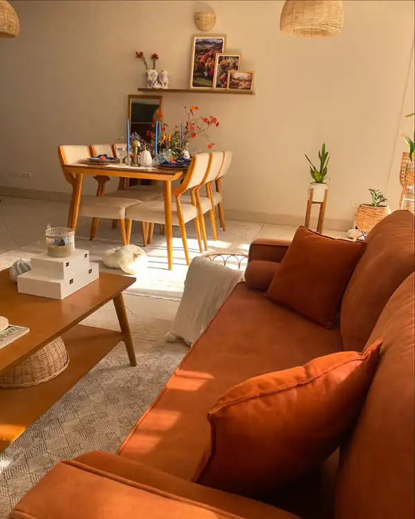 دکوراسیون پذیرایی ۲۴ متری
