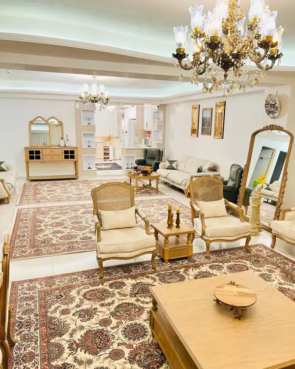 دکوراسیون پذیرایی ۵۰ متری