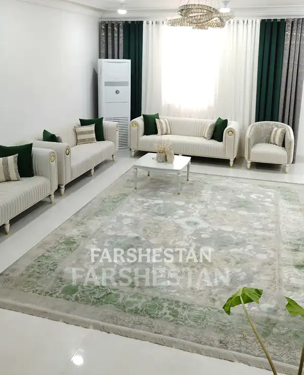 دکوراسیون پذیرایی مستطیل