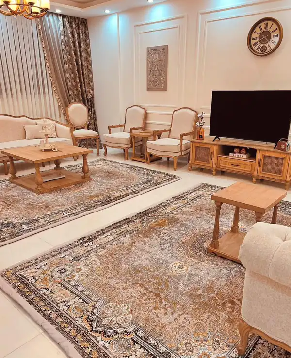 دکوراسیون پذیرایی مستطیل