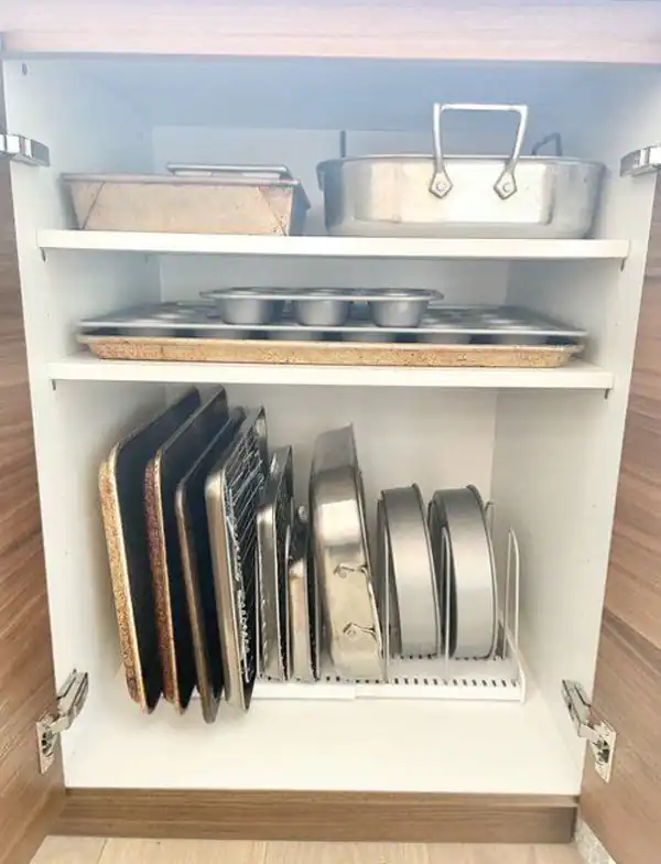 ایده چیدمان داخل کابینت جدید