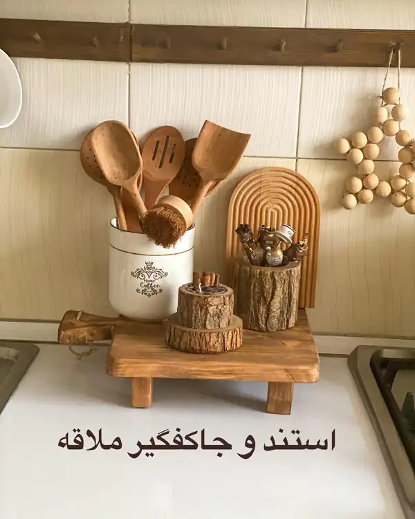 ایده چیدمان استند کنار گاز