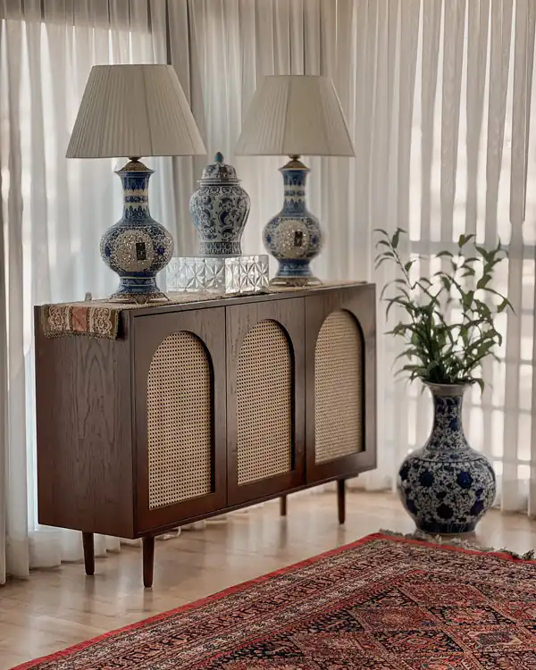 ایده چیدمان روی کنسول