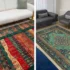 جدیدترین مدل فرش پذیرایی سبز و قرمز برای شیک پسندها
