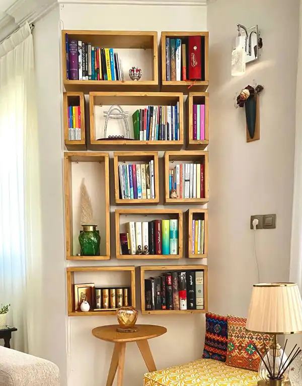 جدیدترین مدل کتابخانه دیواری