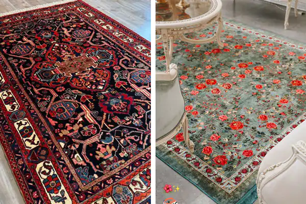 جدیدترین مدل فرش برای عروس با طرح و رنگ های جذاب