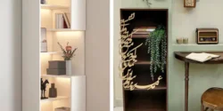 جدیدترین مدل کتابخانه ام دی اف برای پذیرایی و اتاق مطالعه