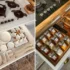 مدل چیدمان کشو عروس با نظم دهنده های چوبی و فلزی
