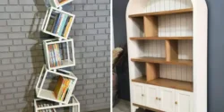 مدل کتابخانه جدید سفید با طرح های جادار و کاربردی