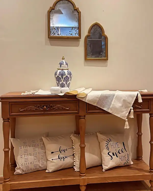مدل کنسول چوبی برای پذیرایی