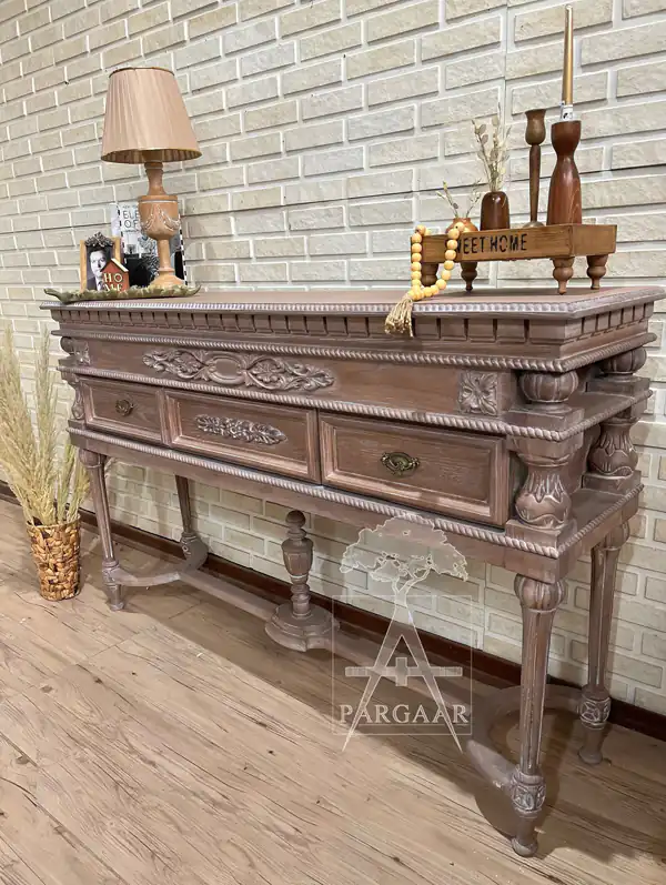 مدل کنسول چوبی برای پذیرایی