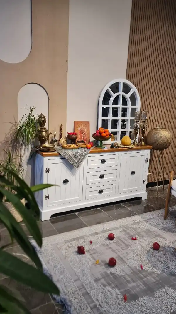 مدل کنسول چوبی مینیمال