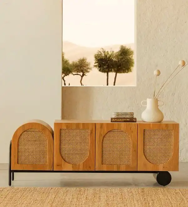 مدل کنسول چوبی مینیمال