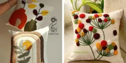 مدل کوسن پانچ دوزی جدید برای ایجاد فضایی گرم و دلنشین