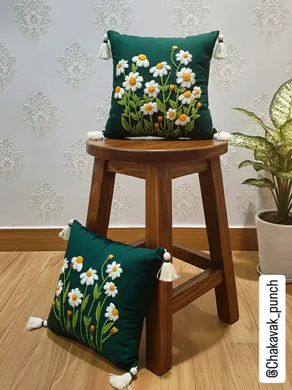 مدل کوسن پانچ دوزی شیک