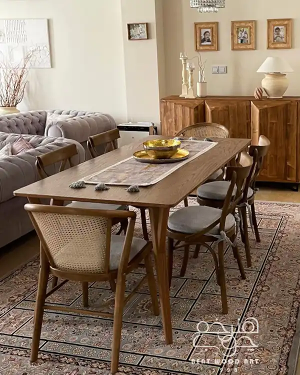 مدل میز غذاخوری ۶ نفره