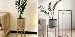 مدل پایه گلدان با طراحی مدرن و مینیمال برای اتاق و بالکن
