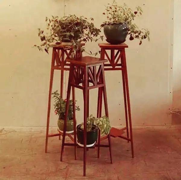 مدل پایه گلدان چوبی