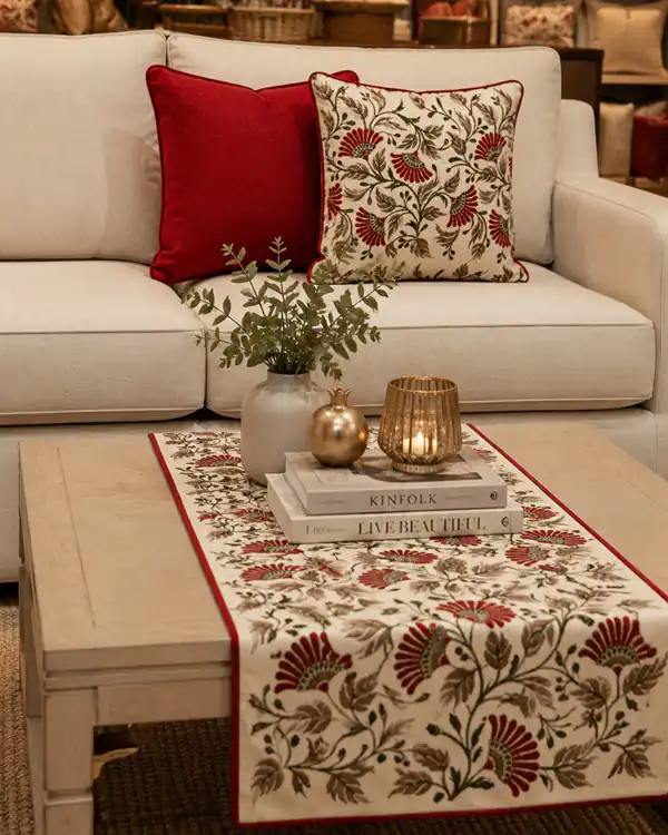 مدل رومیزی پارچه ای