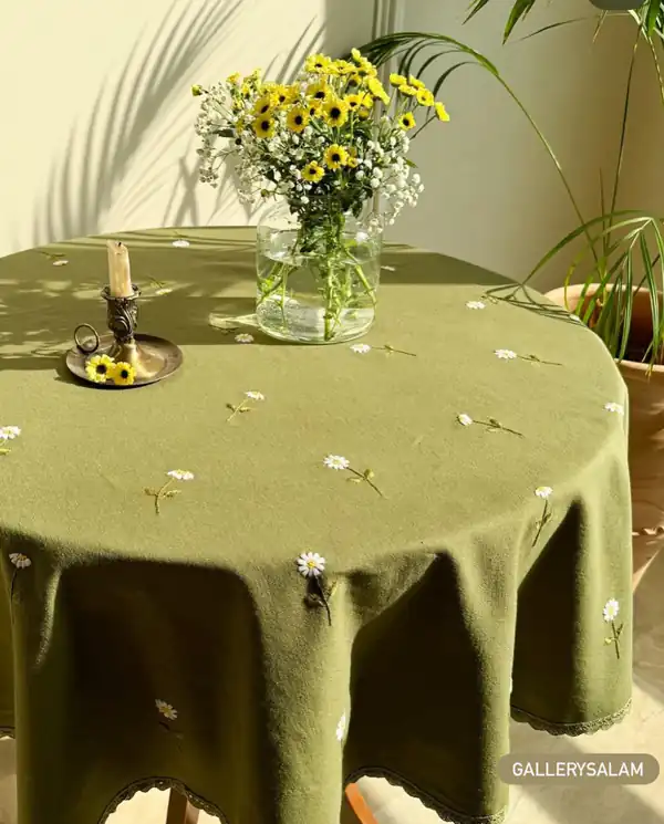 مدل رومیزی پارچه ای
