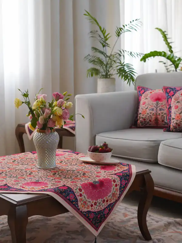 مدل رومیزی پارچه ای