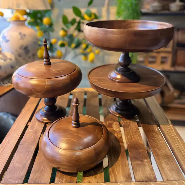 مدل ظرف چوبی