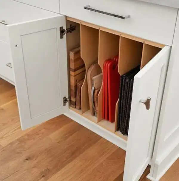نمونه چیدمان داخل کابینت
