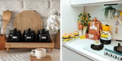 تزیین روی کابینت جدید با ایده های دیزاین و چیدمان مدرن