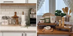 تزیین روی کابینت لاکچری به سبک مدرن و مینیمال