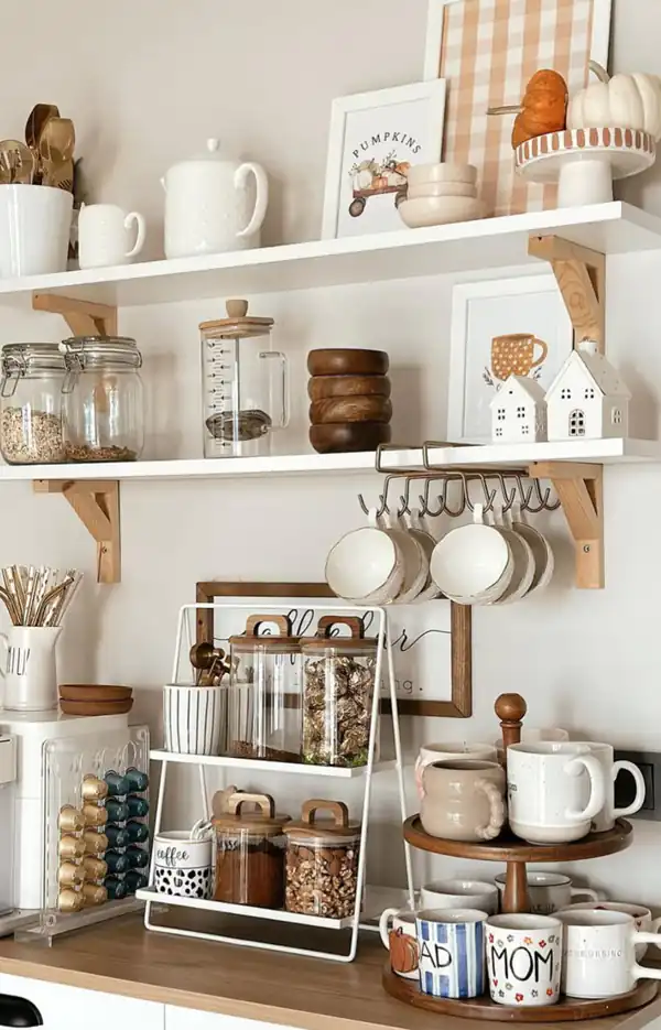 عکس چیدمان روی کابینت