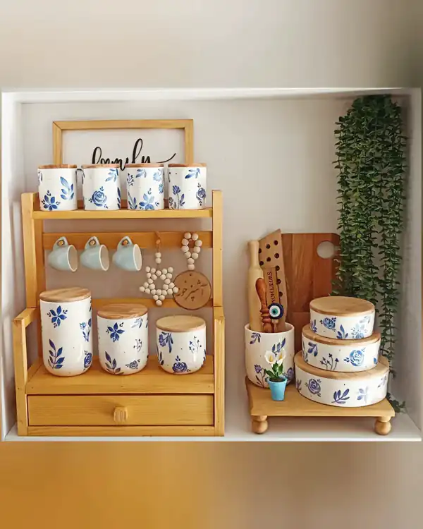 عکس چیدمان روی کابینت
