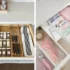 چیدمان کشو کابینت مرتب برای نظم دادن به ادویه جات و دستمال